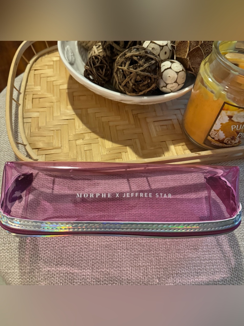 Morphe x Jeffree Star Limited Edition Pink Brush Pouch / Makeup Bag